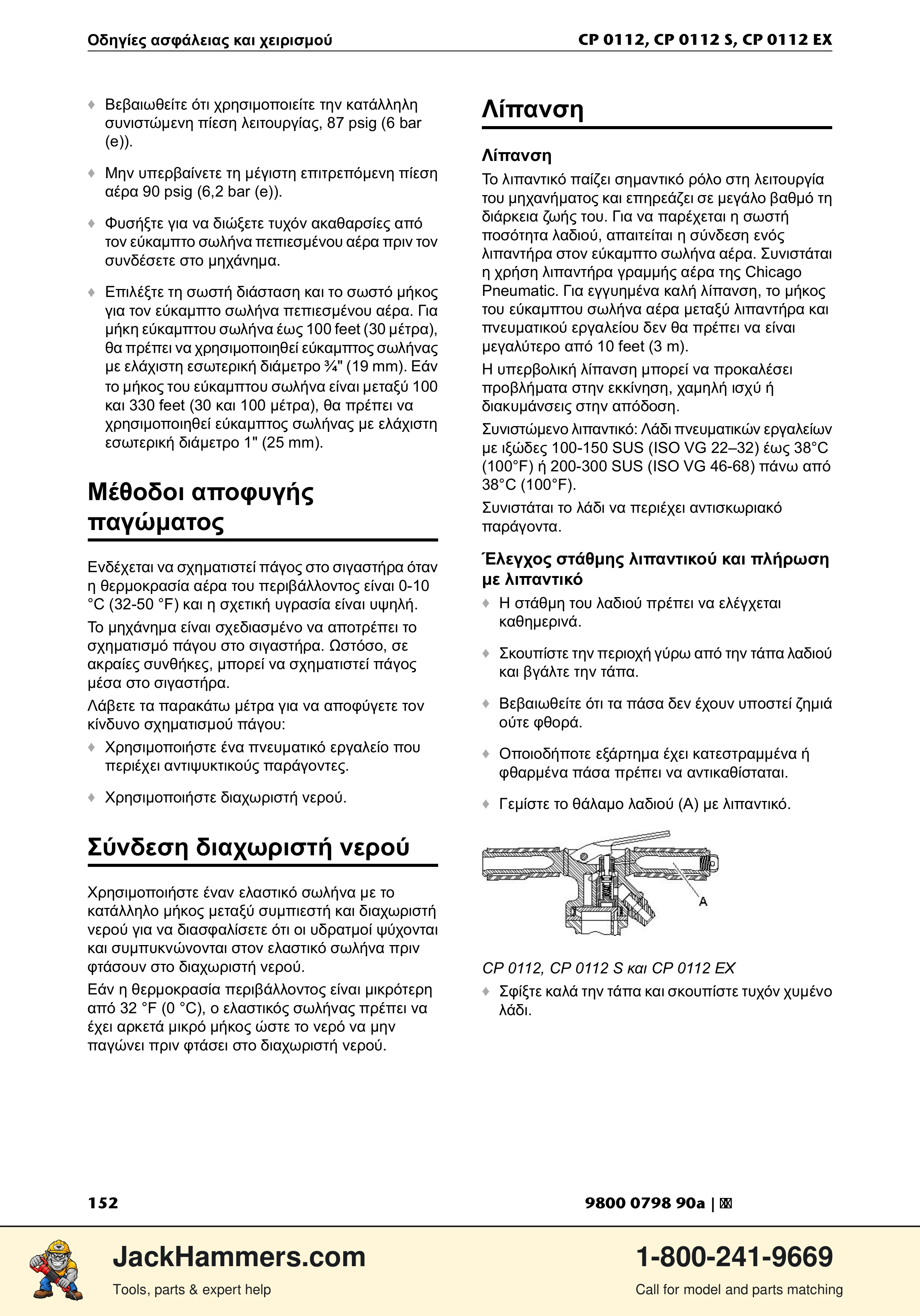 Chicago Pneumatic CP0112 Series PDF page 152 of 232