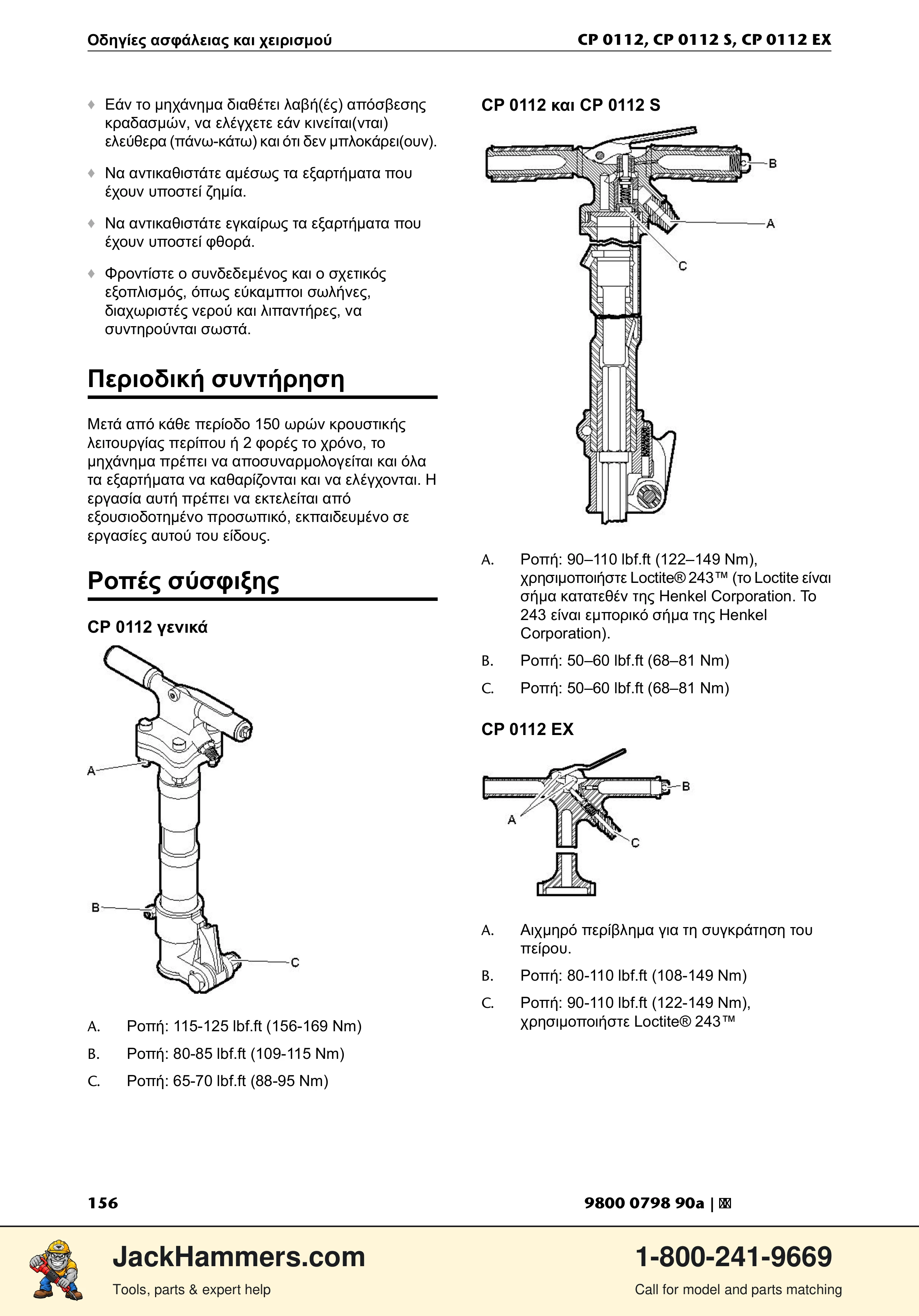 Chicago Pneumatic CP0112 Series PDF page 156 of 232