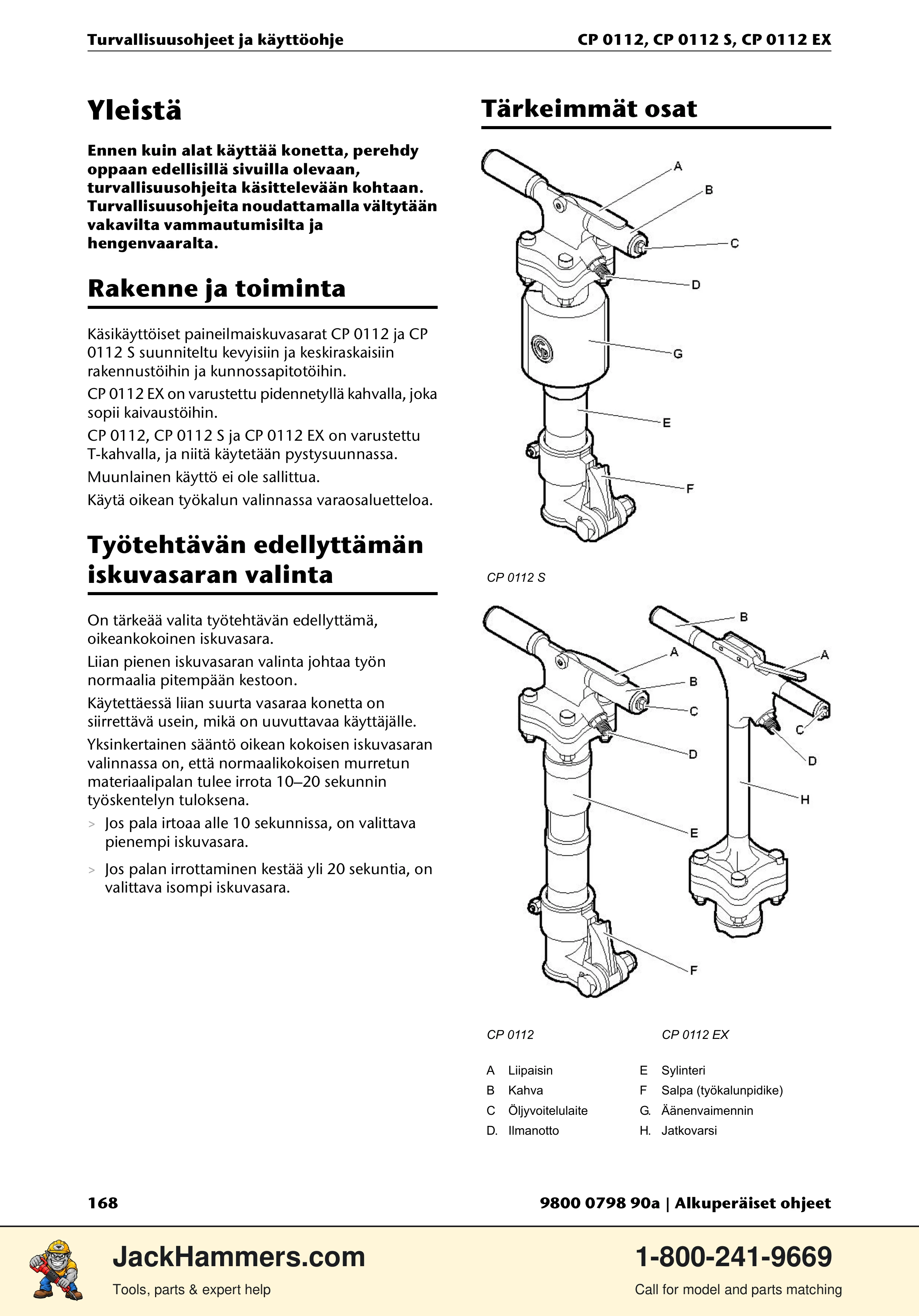 Chicago Pneumatic CP0112 Series PDF page 168 of 232