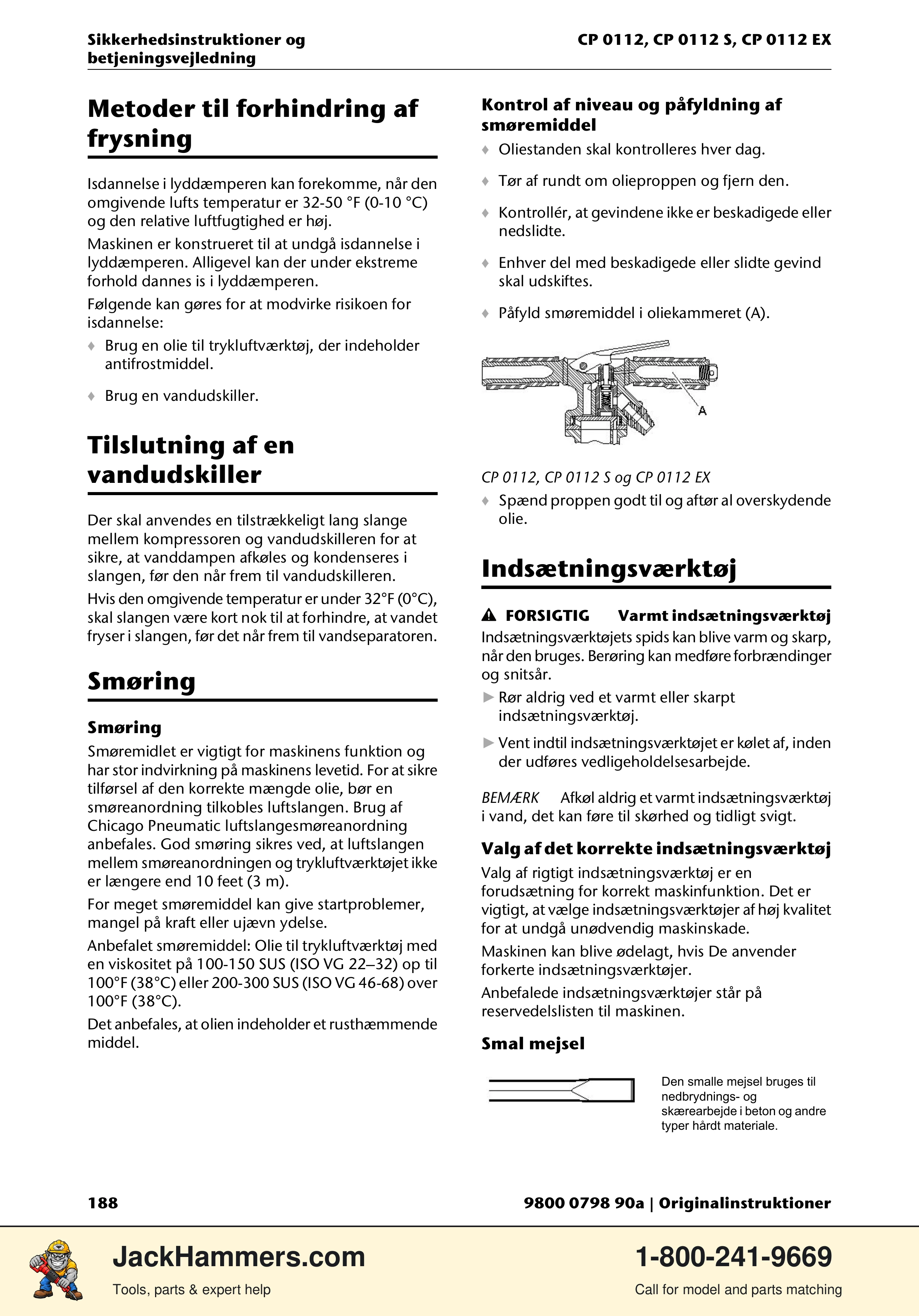 Chicago Pneumatic CP0112 Series PDF page 188 of 232