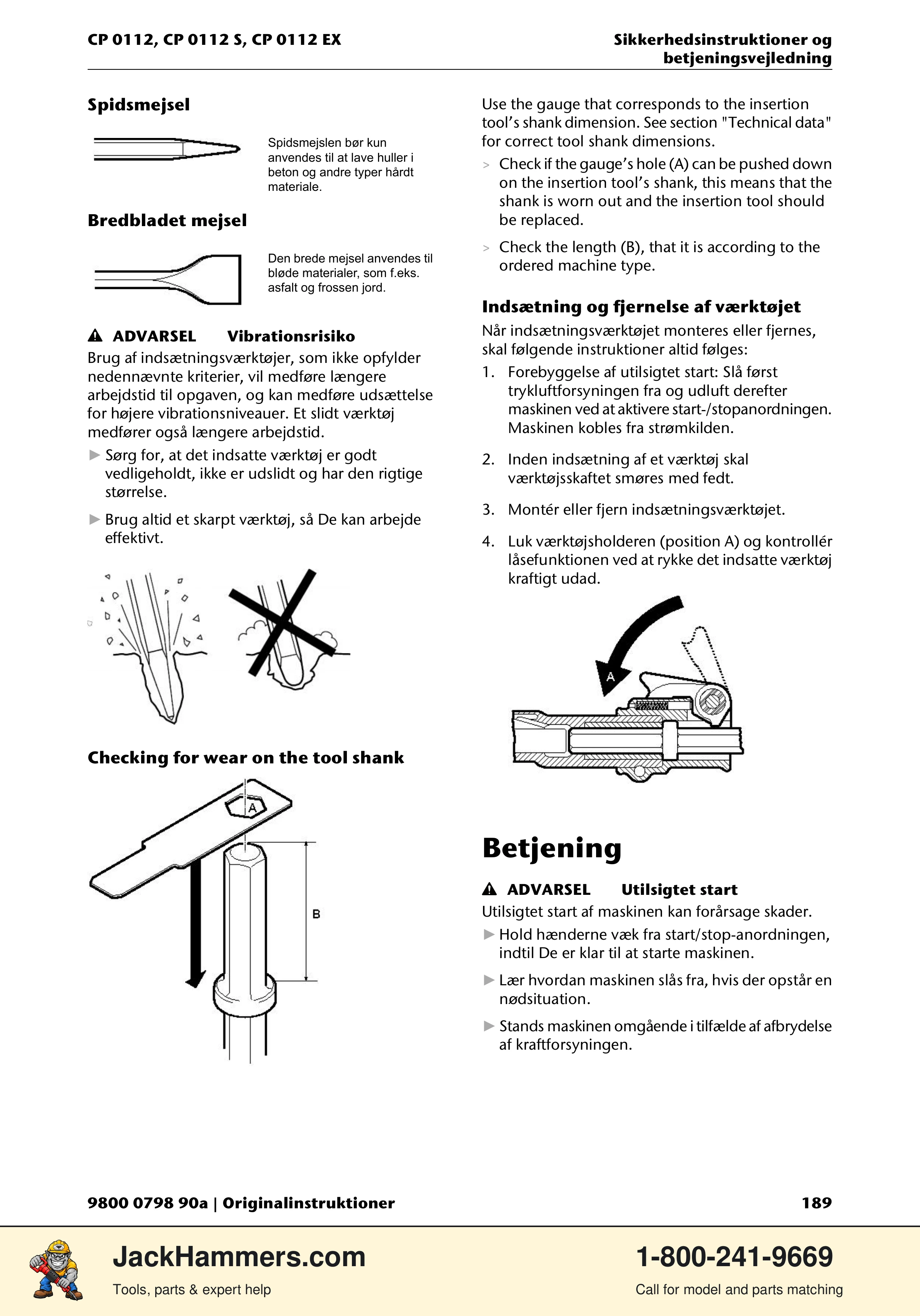 Chicago Pneumatic CP0112 Series PDF page 189 of 232