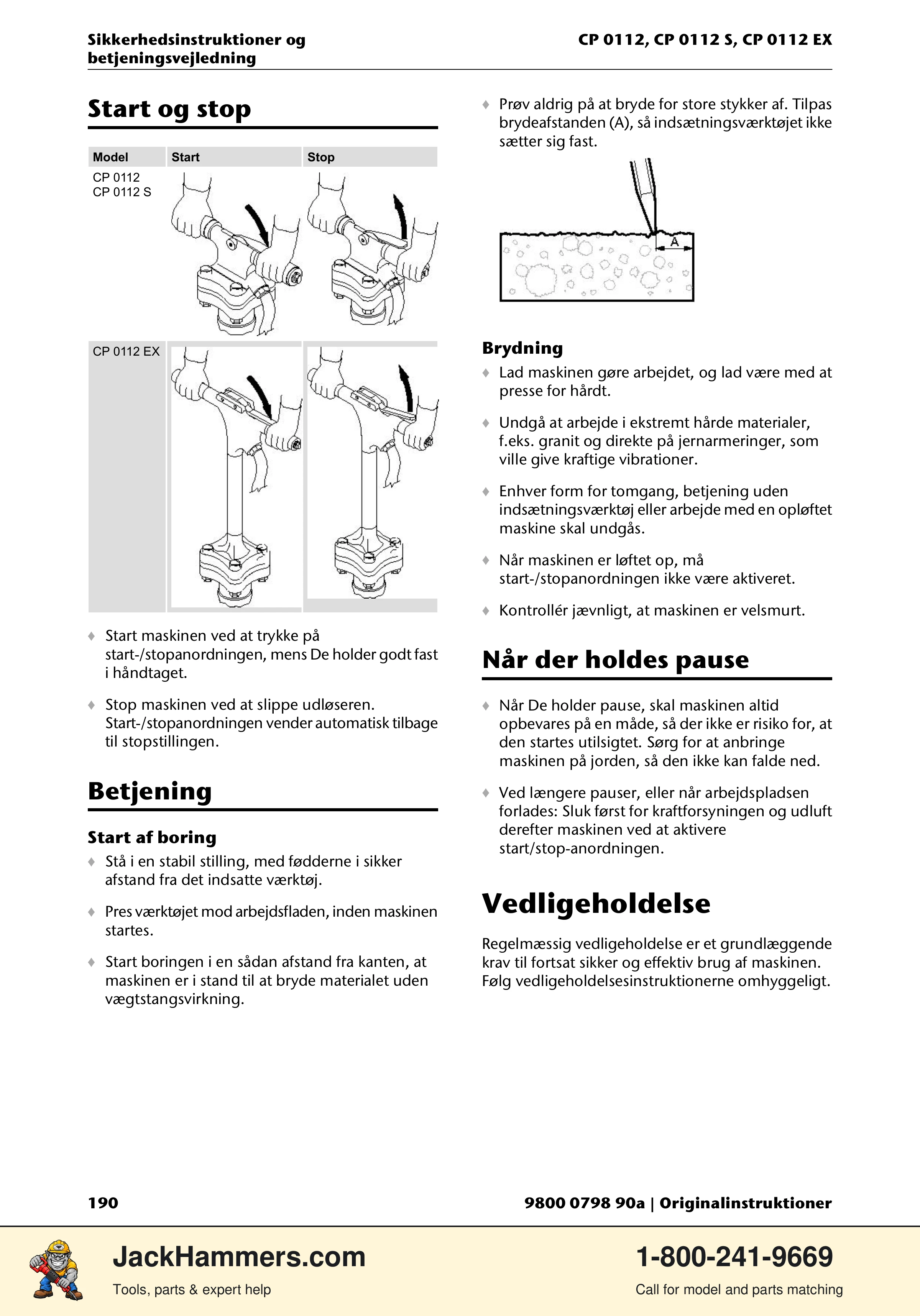Chicago Pneumatic CP0112 Series PDF page 190 of 232
