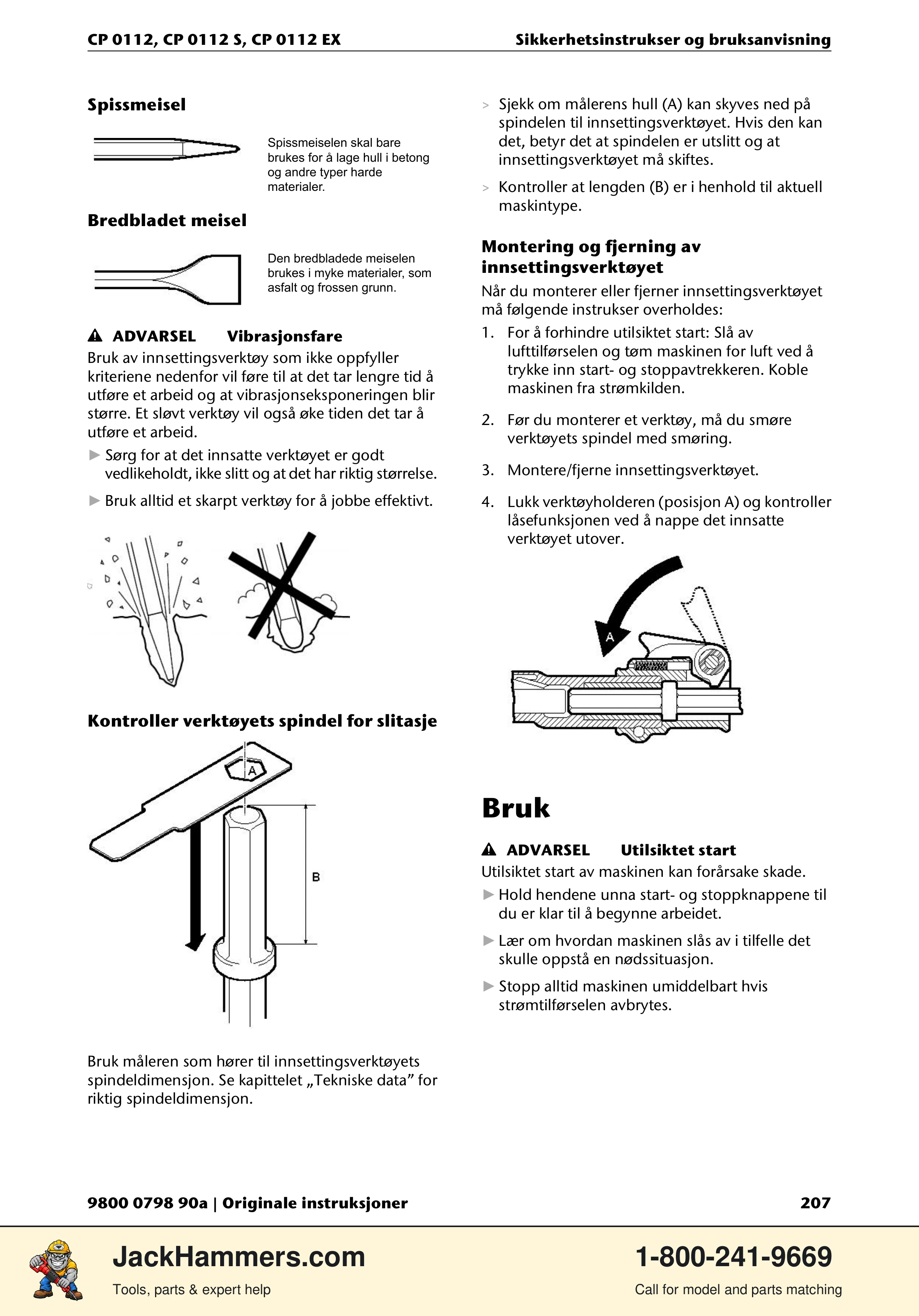 Chicago Pneumatic CP0112 Series PDF page 207 of 232