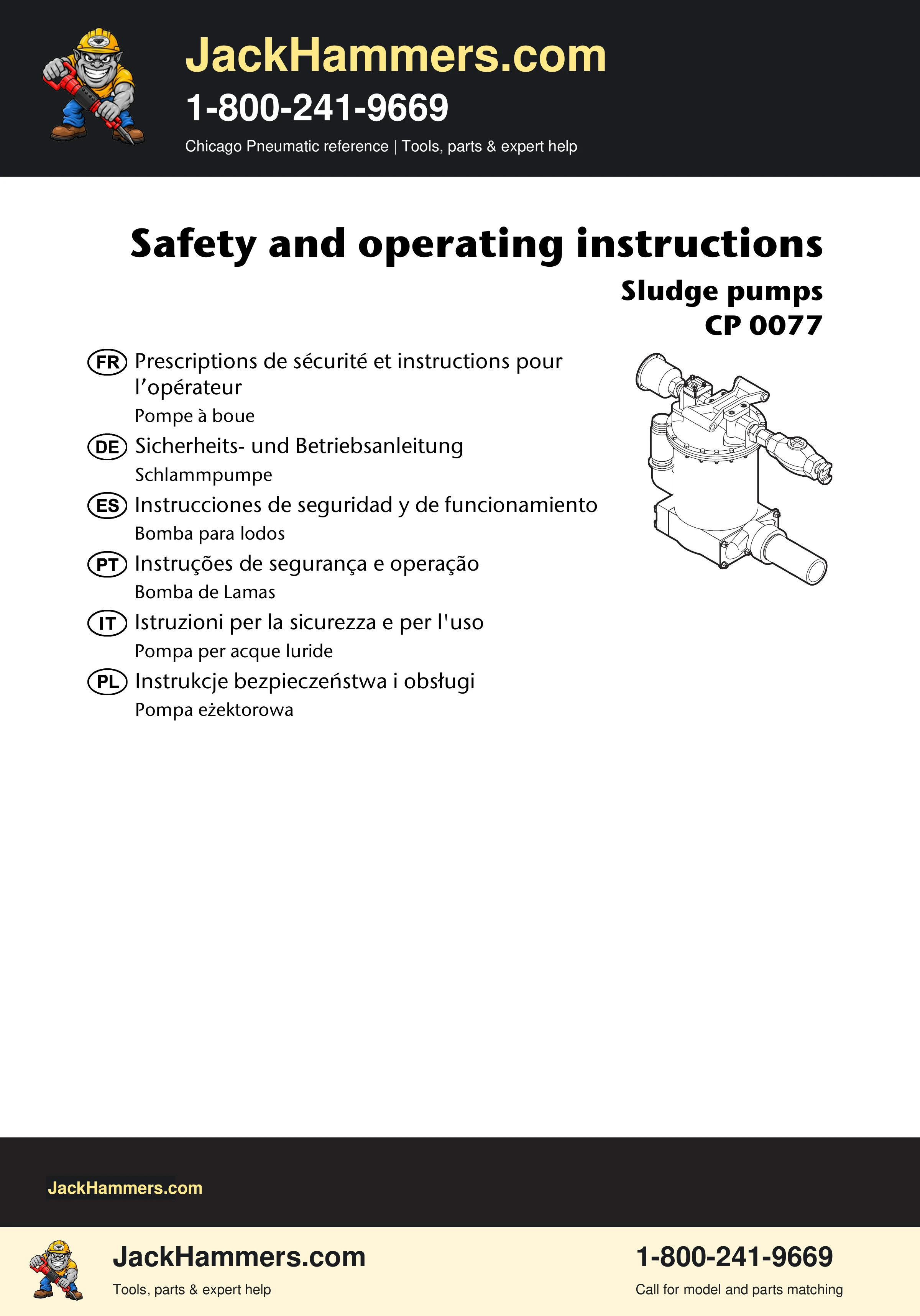 Chicago Pneumatic CP 0077 PDF page 1 of 104