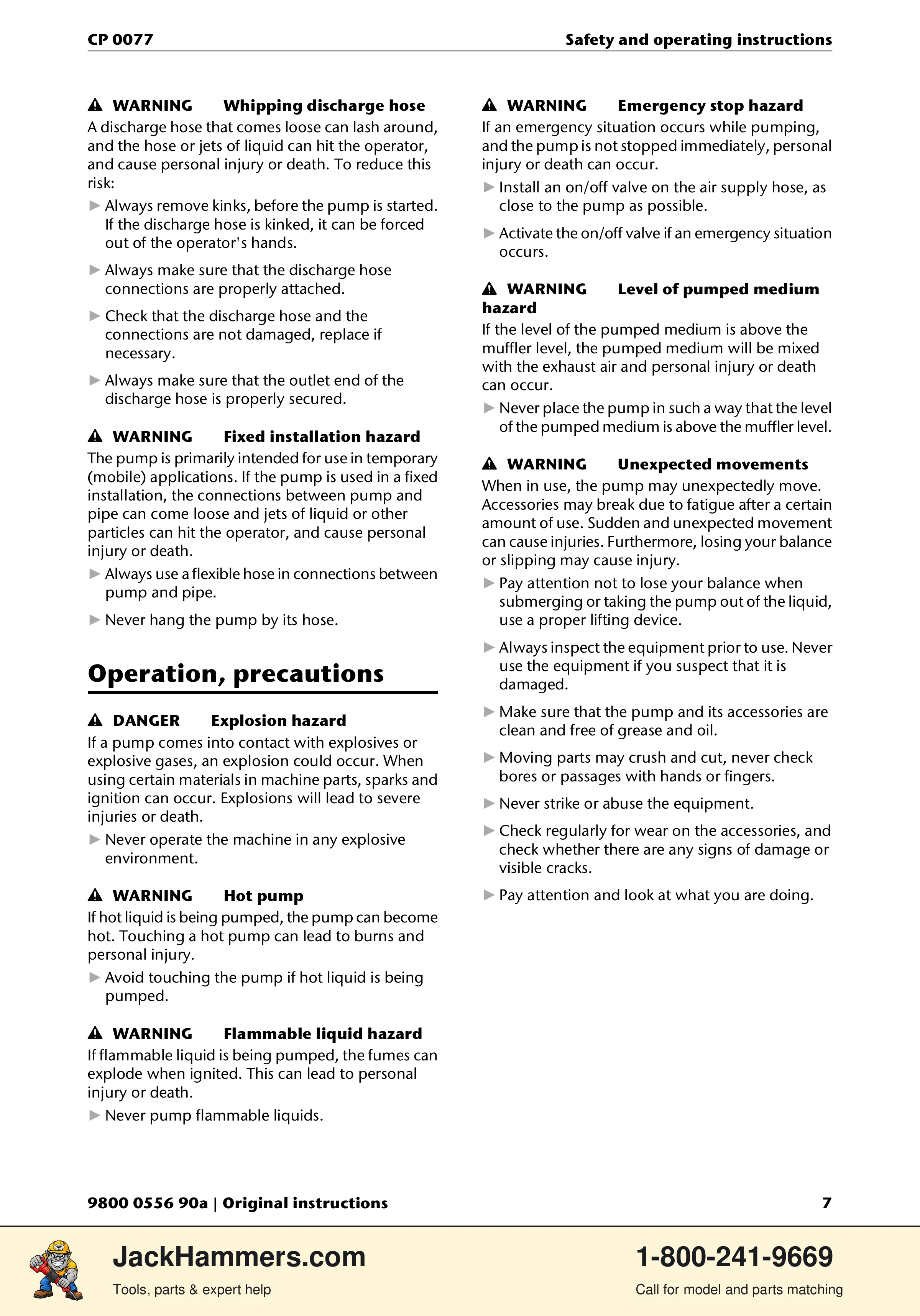 Chicago Pneumatic CP 0077 PDF page 7 of 104