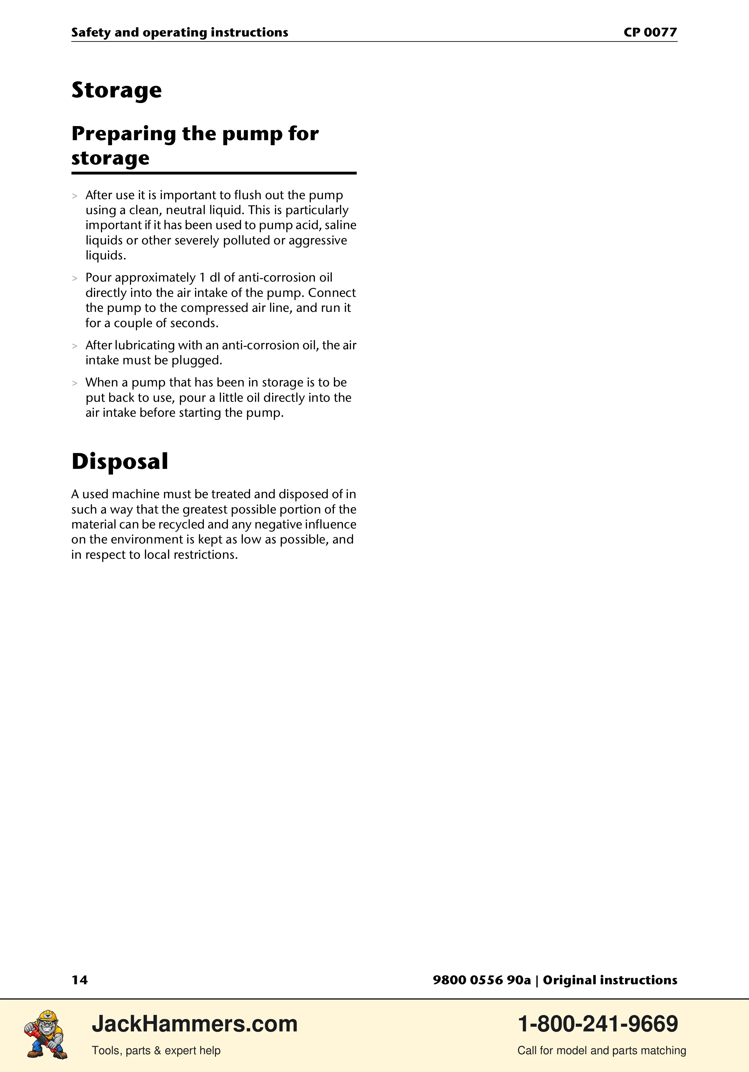 Chicago Pneumatic CP 0077 PDF page 14 of 104