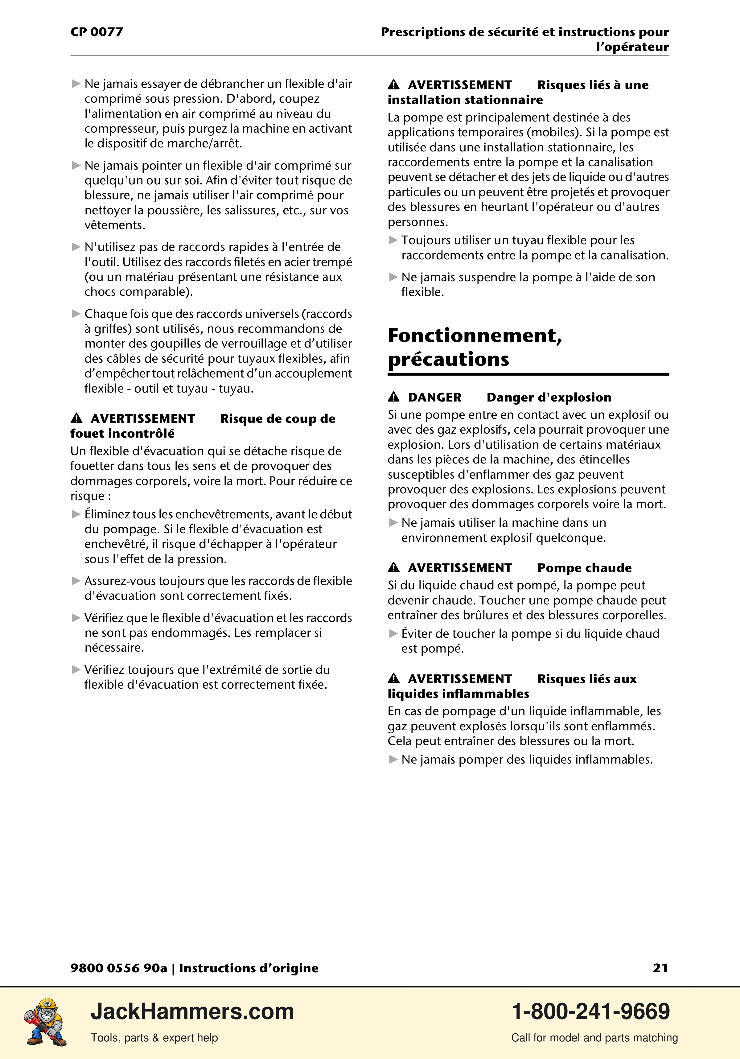 Chicago Pneumatic CP 0077 PDF page 21 of 104