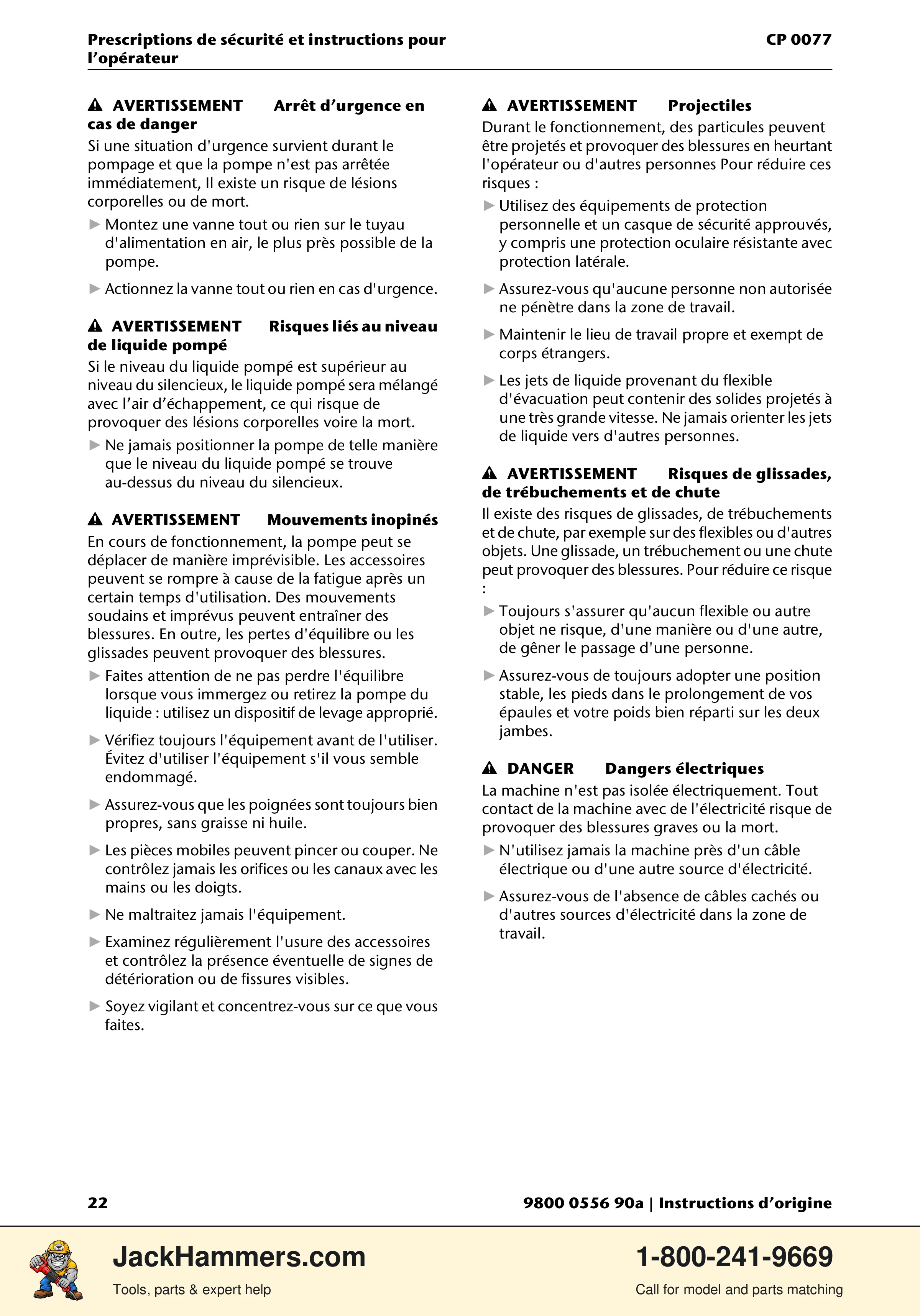 Chicago Pneumatic CP 0077 PDF page 22 of 104