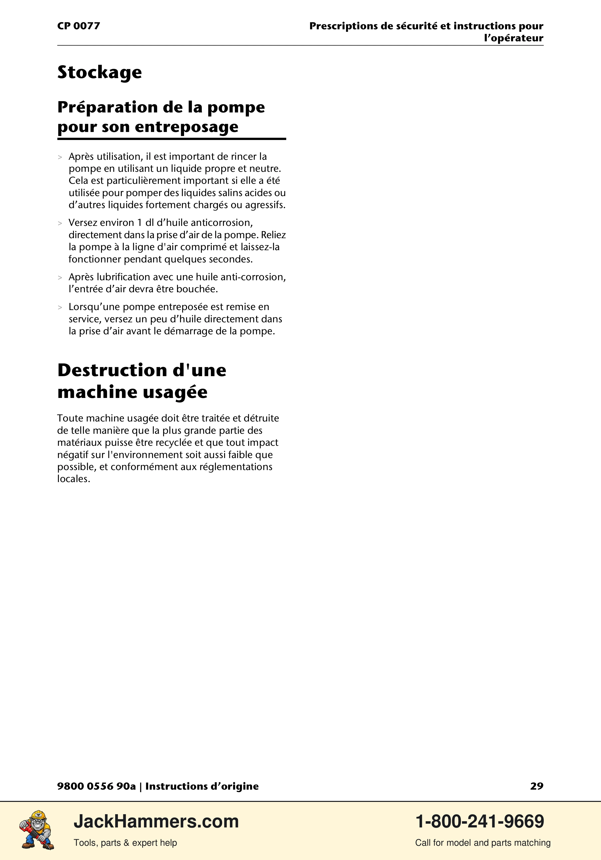 Chicago Pneumatic CP 0077 PDF page 29 of 104