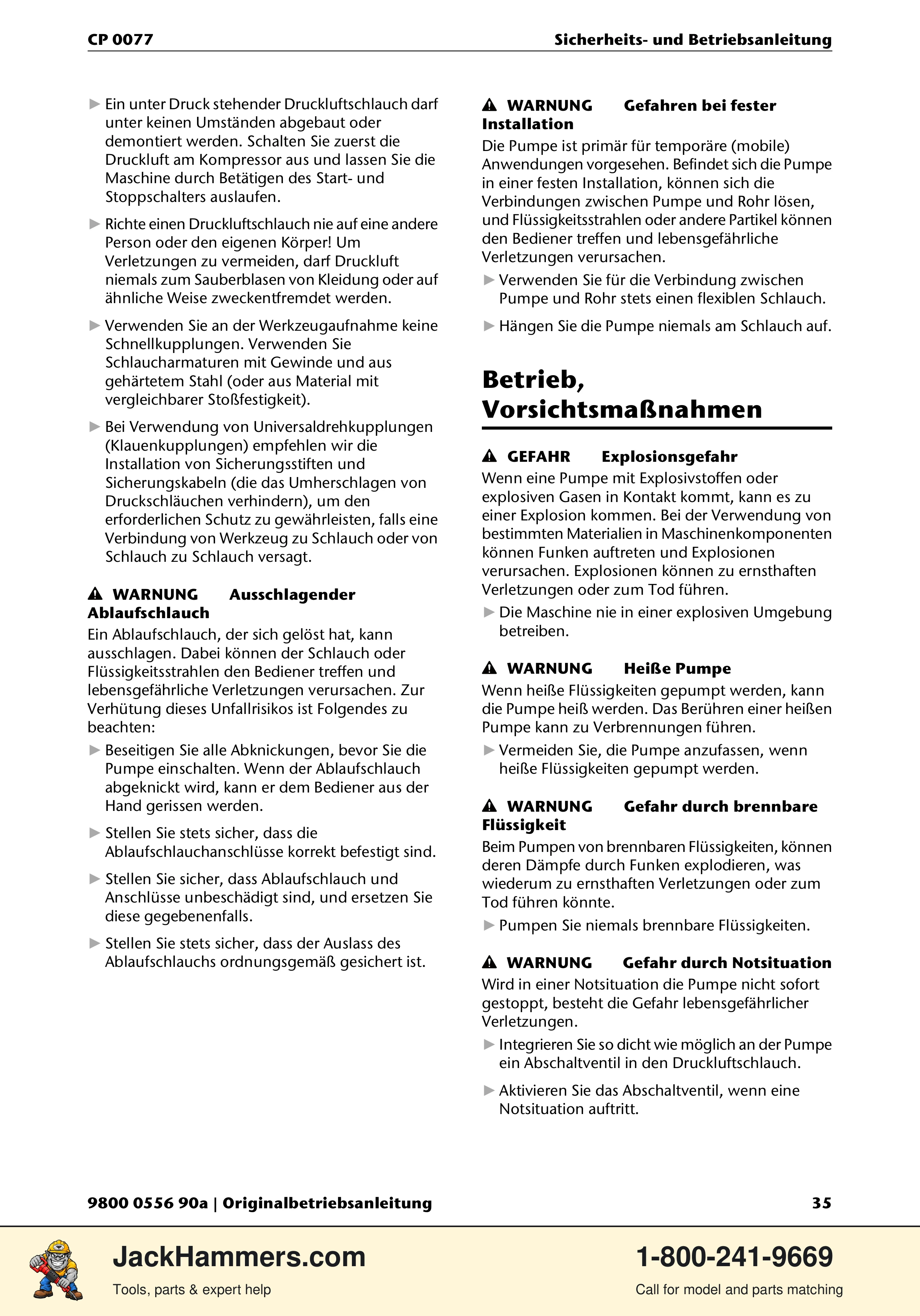 Chicago Pneumatic CP 0077 PDF page 35 of 104