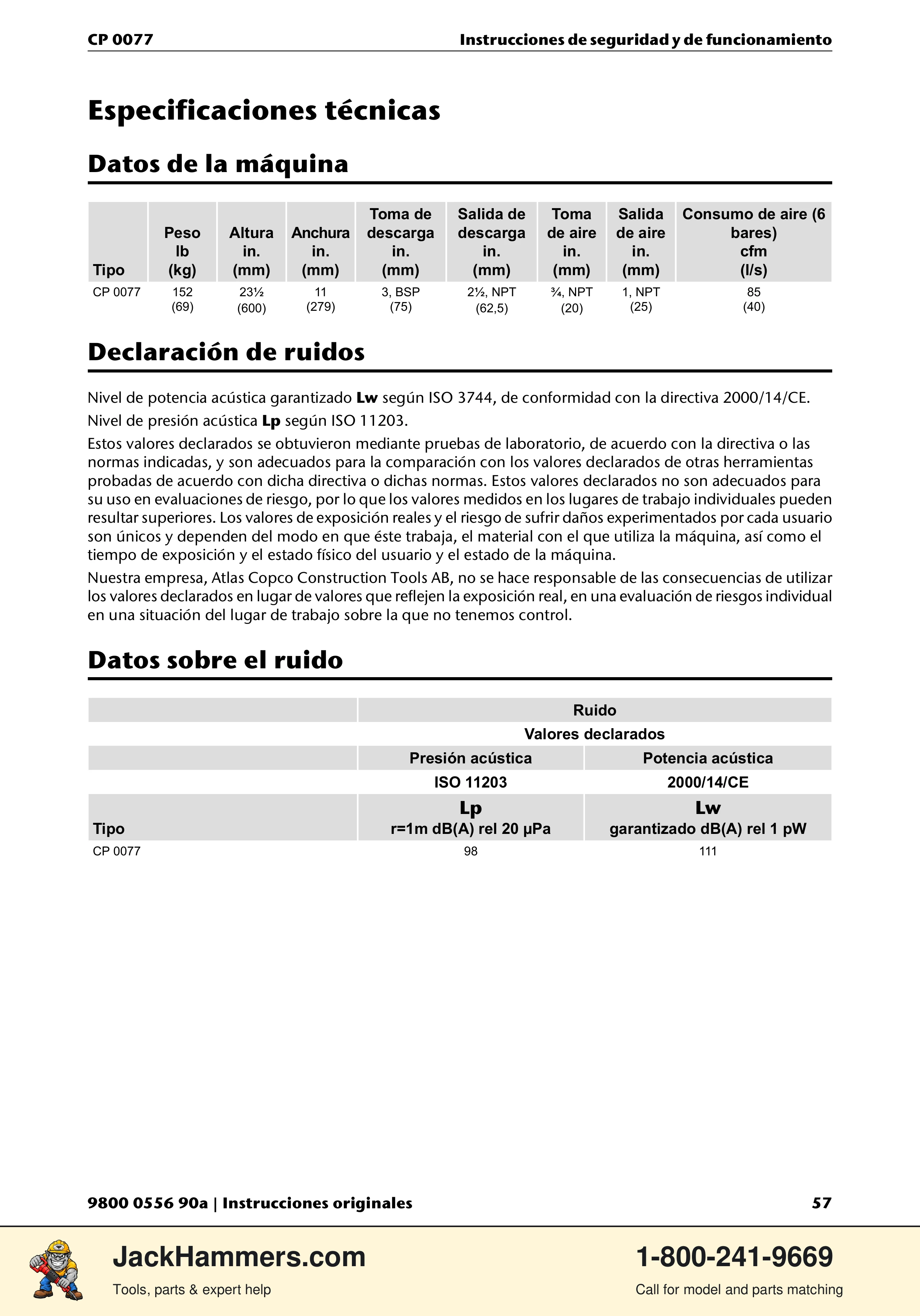 Chicago Pneumatic CP 0077 PDF page 57 of 104