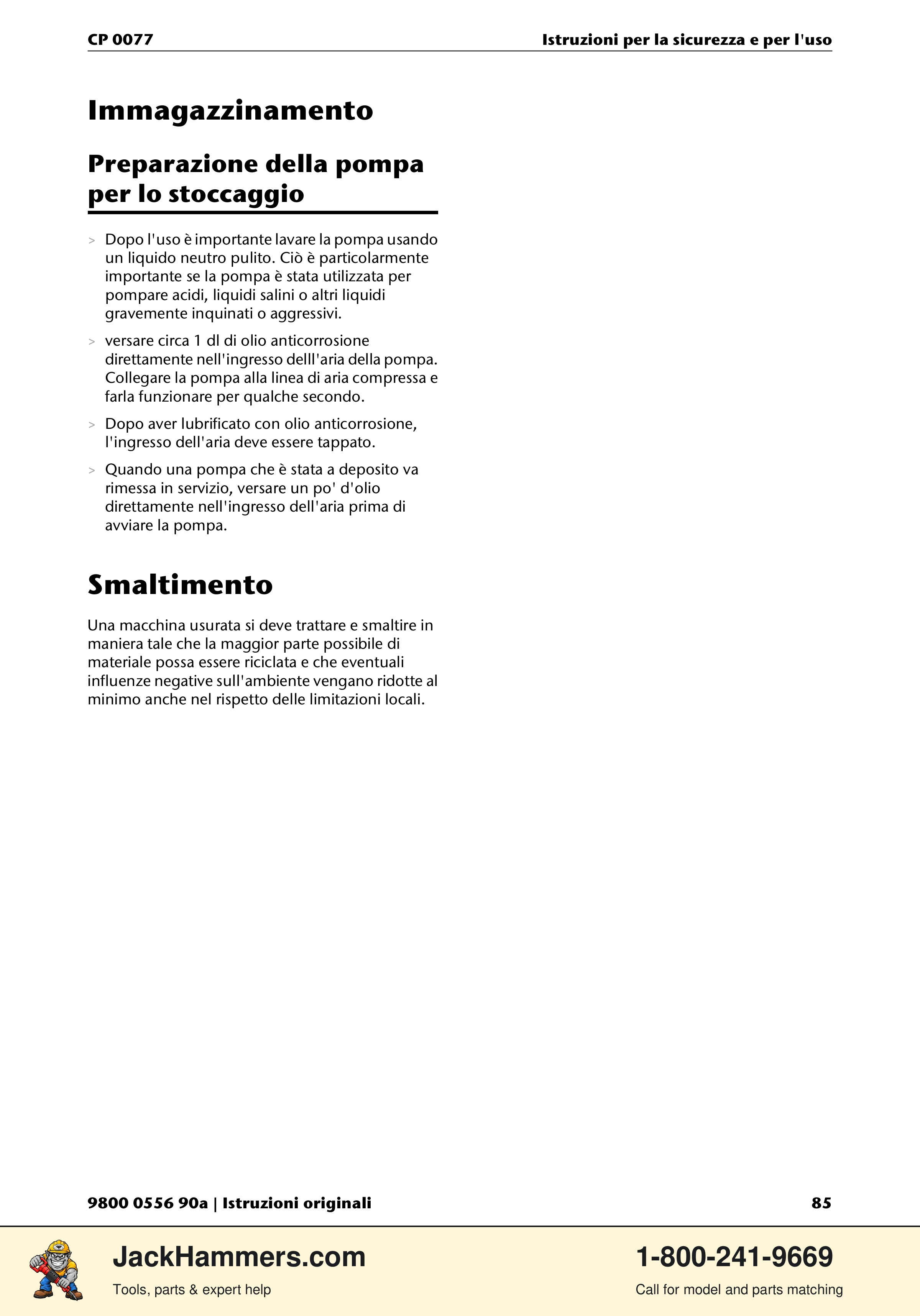 Chicago Pneumatic CP 0077 PDF page 85 of 104