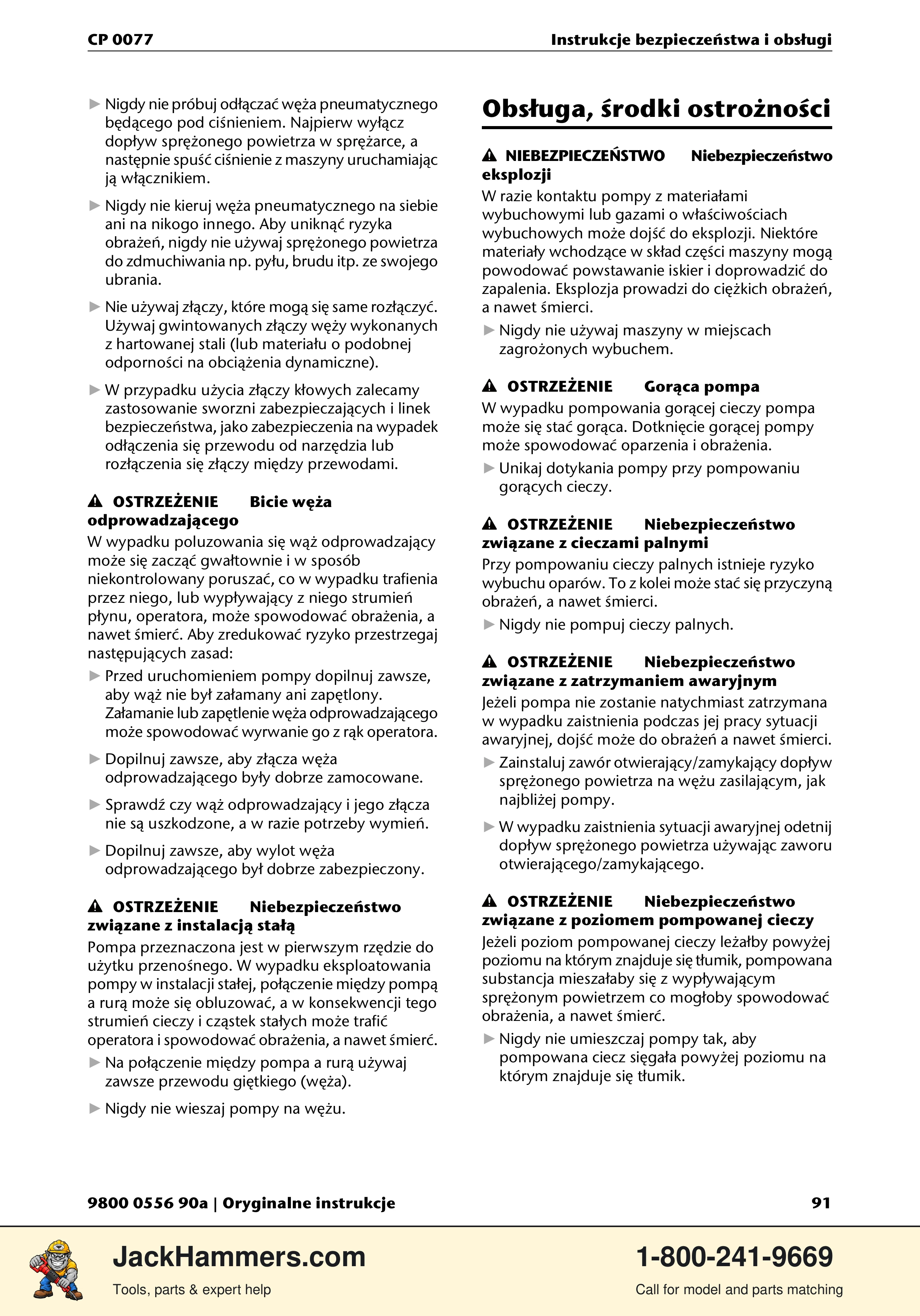 Chicago Pneumatic CP 0077 PDF page 91 of 104