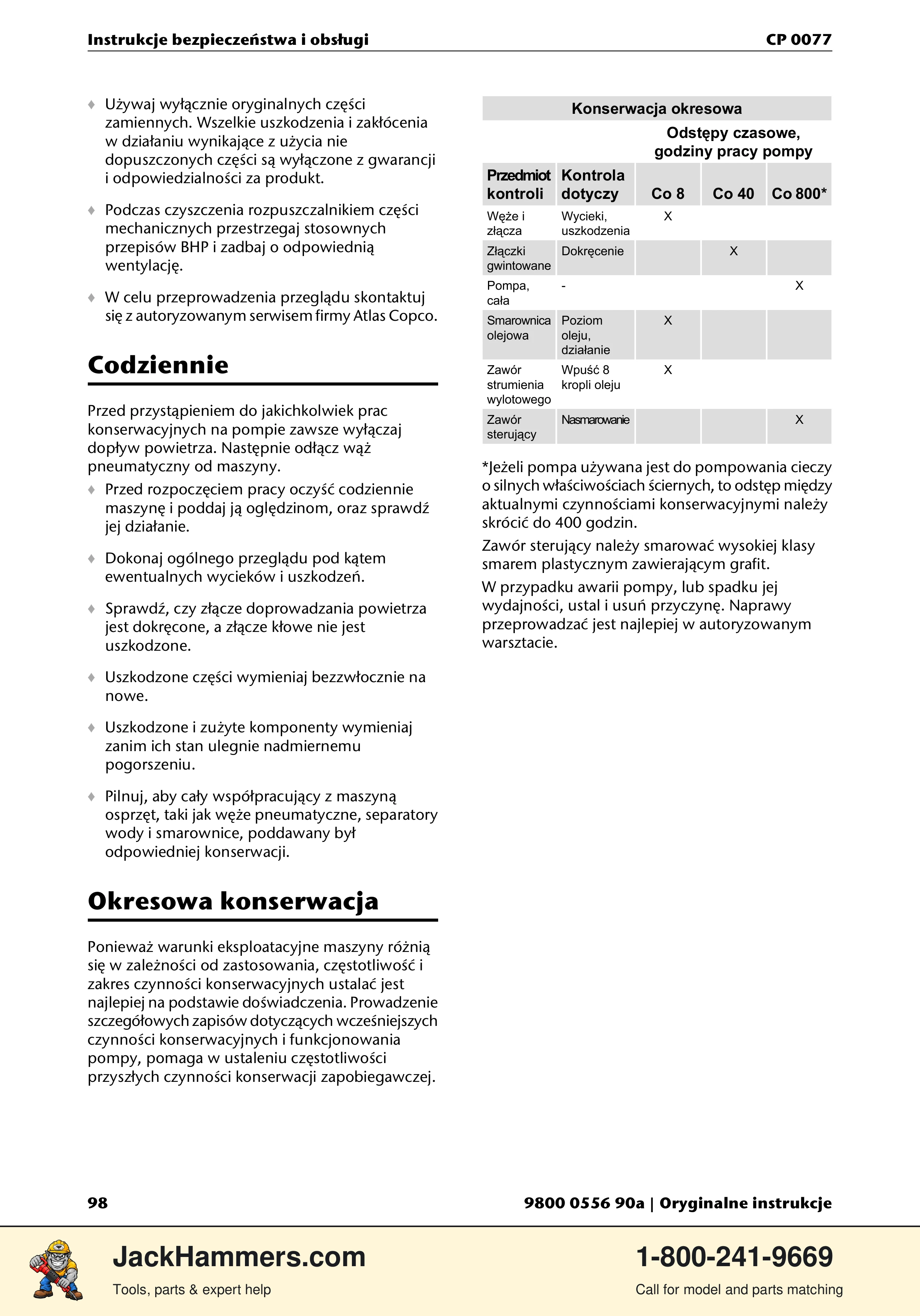 Chicago Pneumatic CP 0077 PDF page 98 of 104