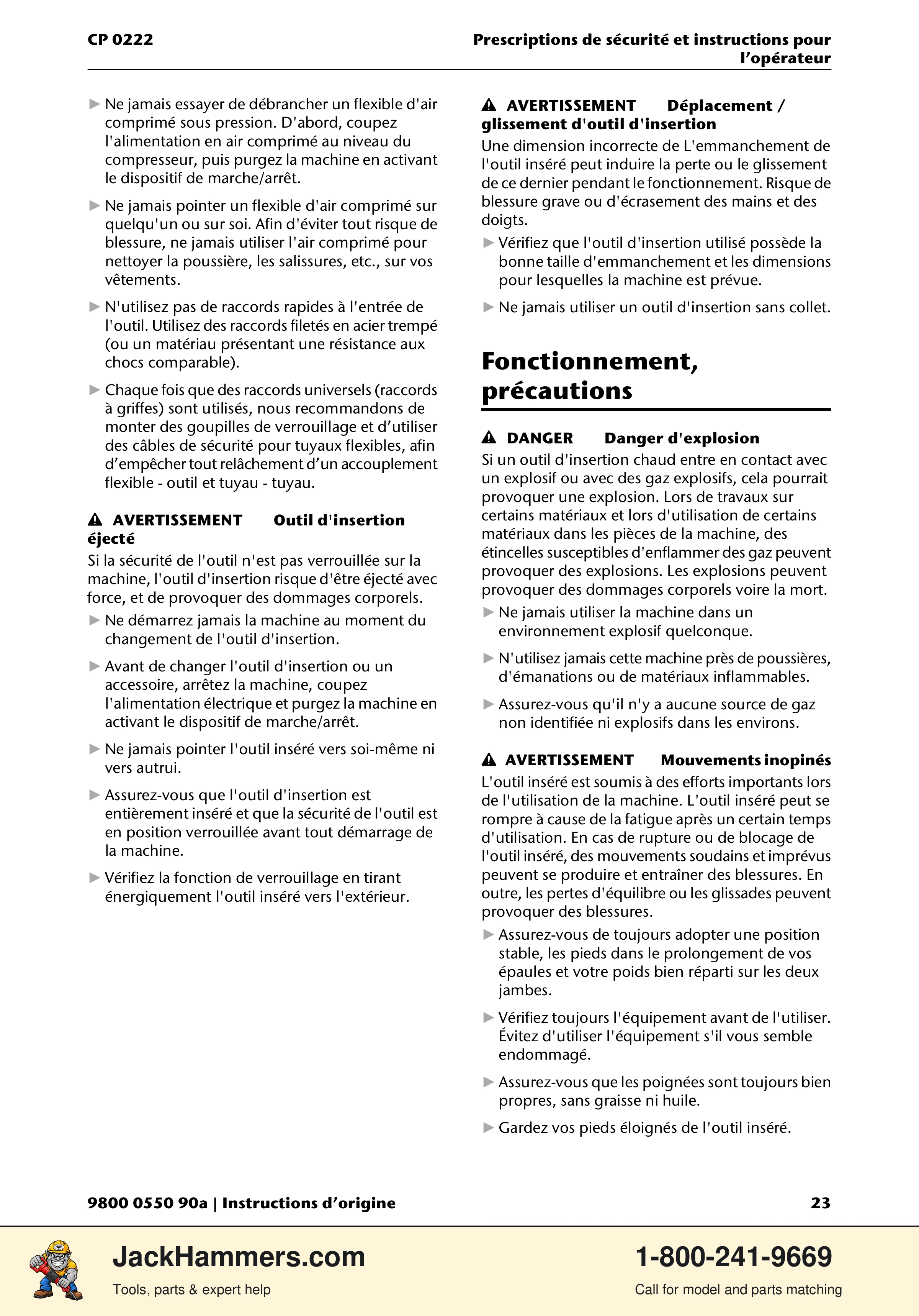 Chicago Pneumatic 0222 PDF page 23 of 216