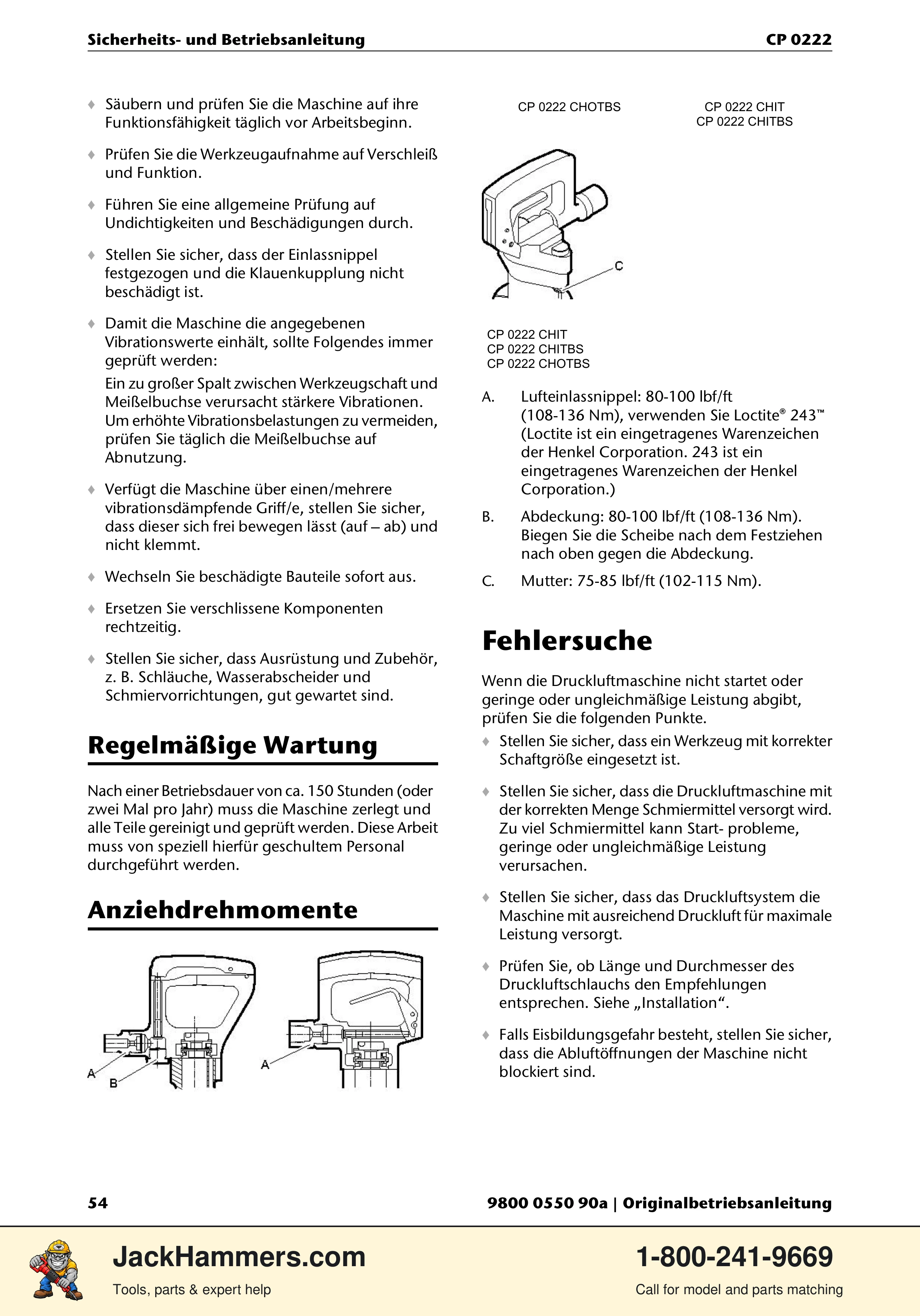 Chicago Pneumatic 0222 PDF page 54 of 216