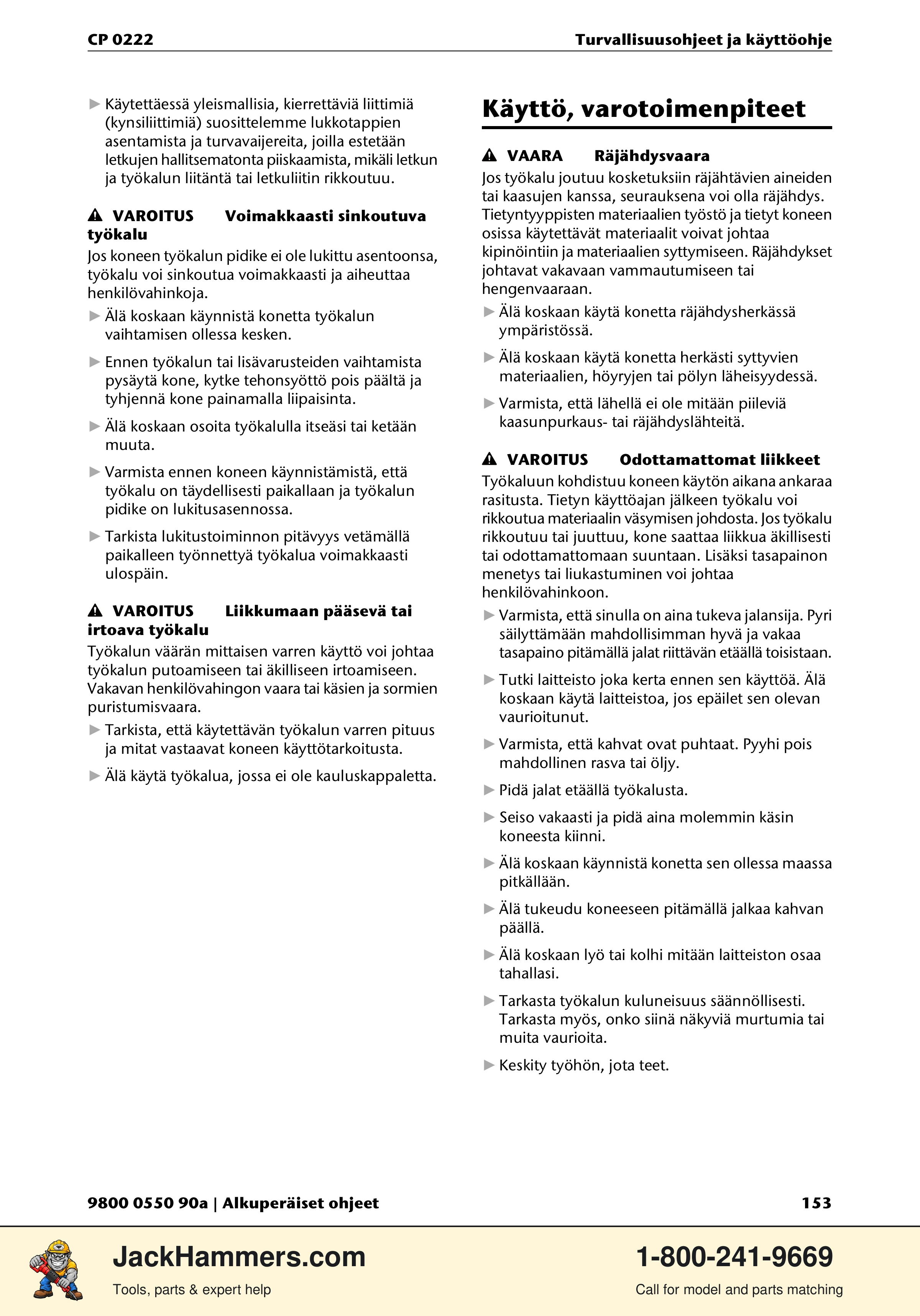 Chicago Pneumatic 0222 PDF page 153 of 216