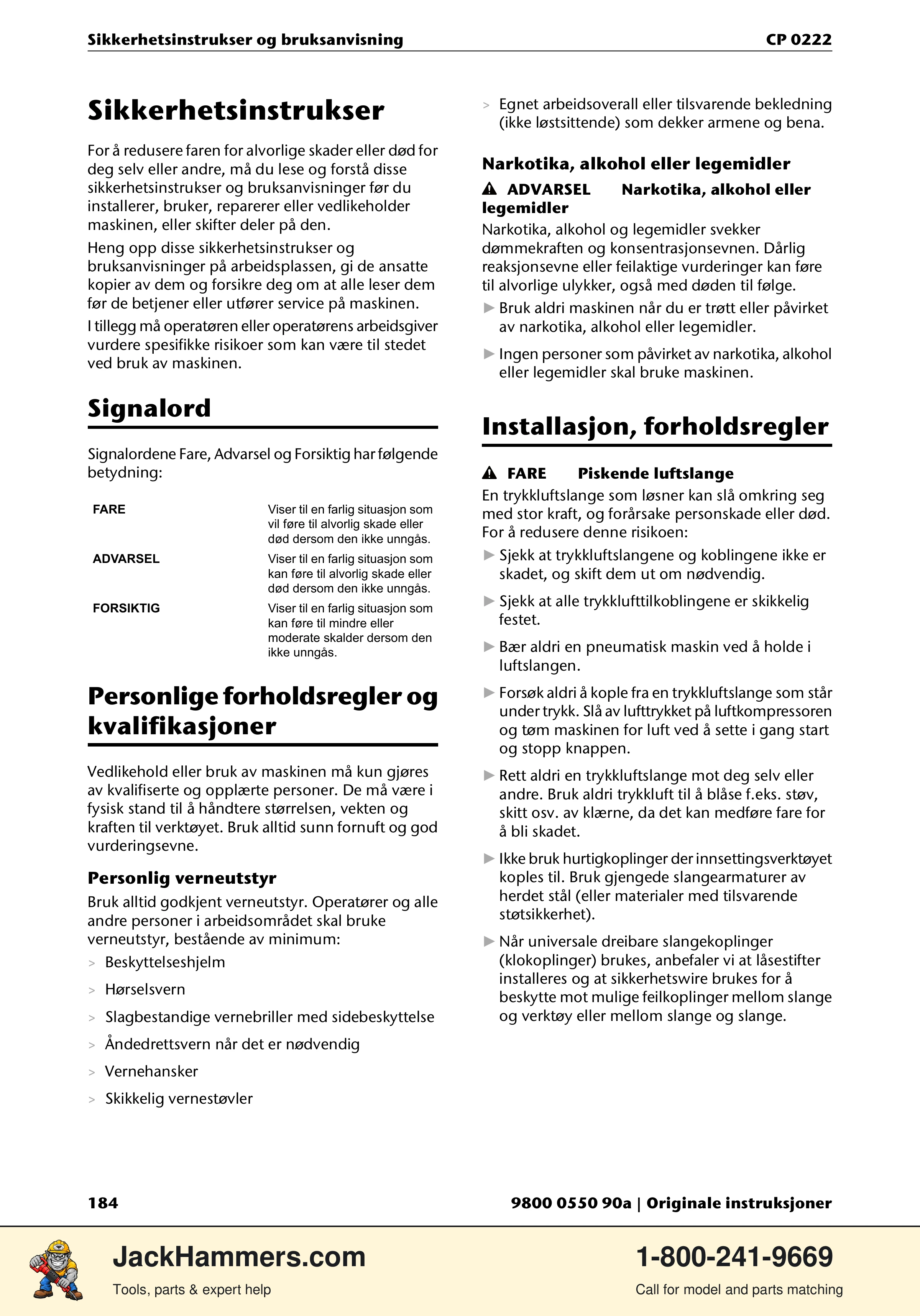 Chicago Pneumatic 0222 PDF page 184 of 216