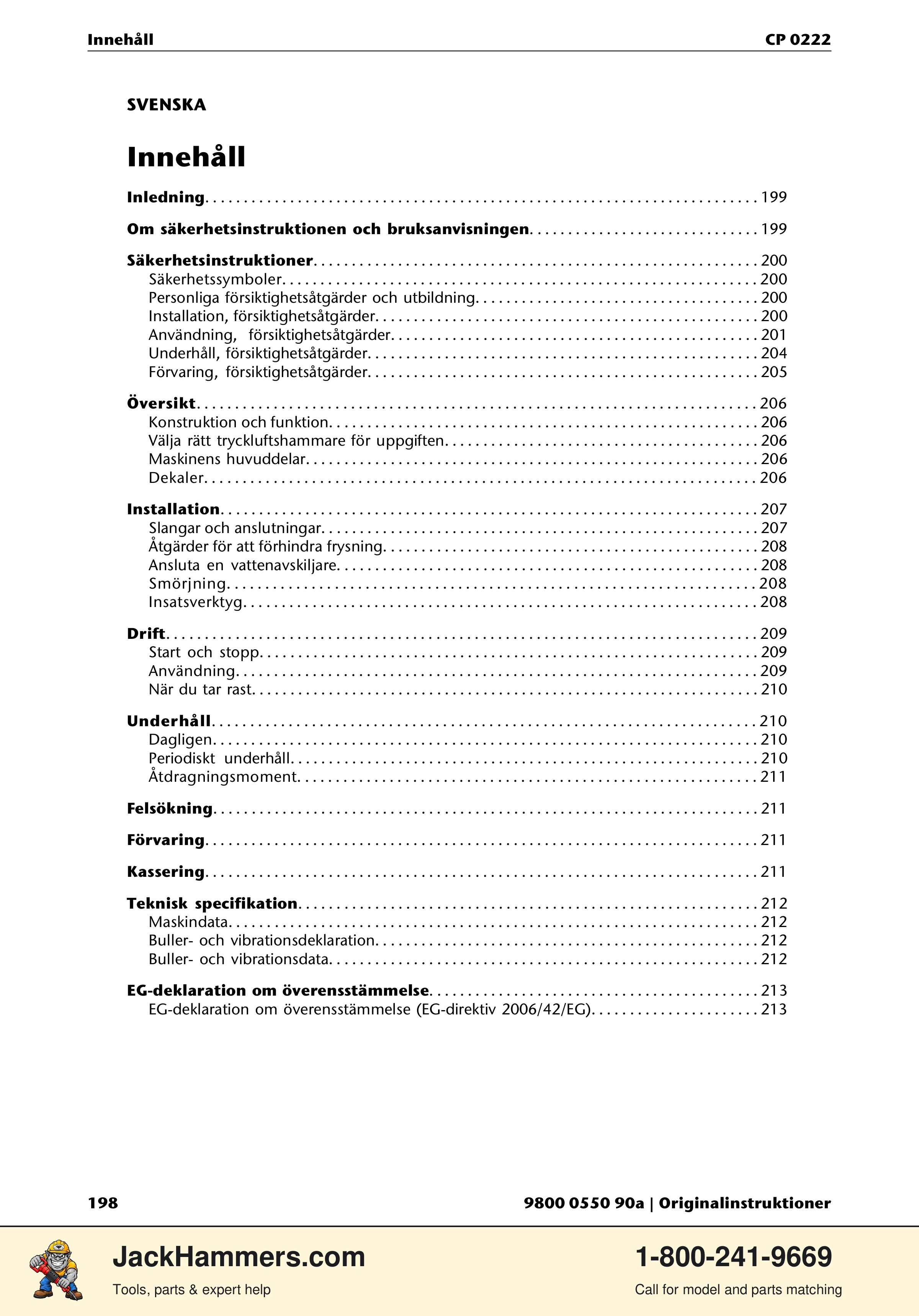 Chicago Pneumatic 0222 PDF page 198 of 216