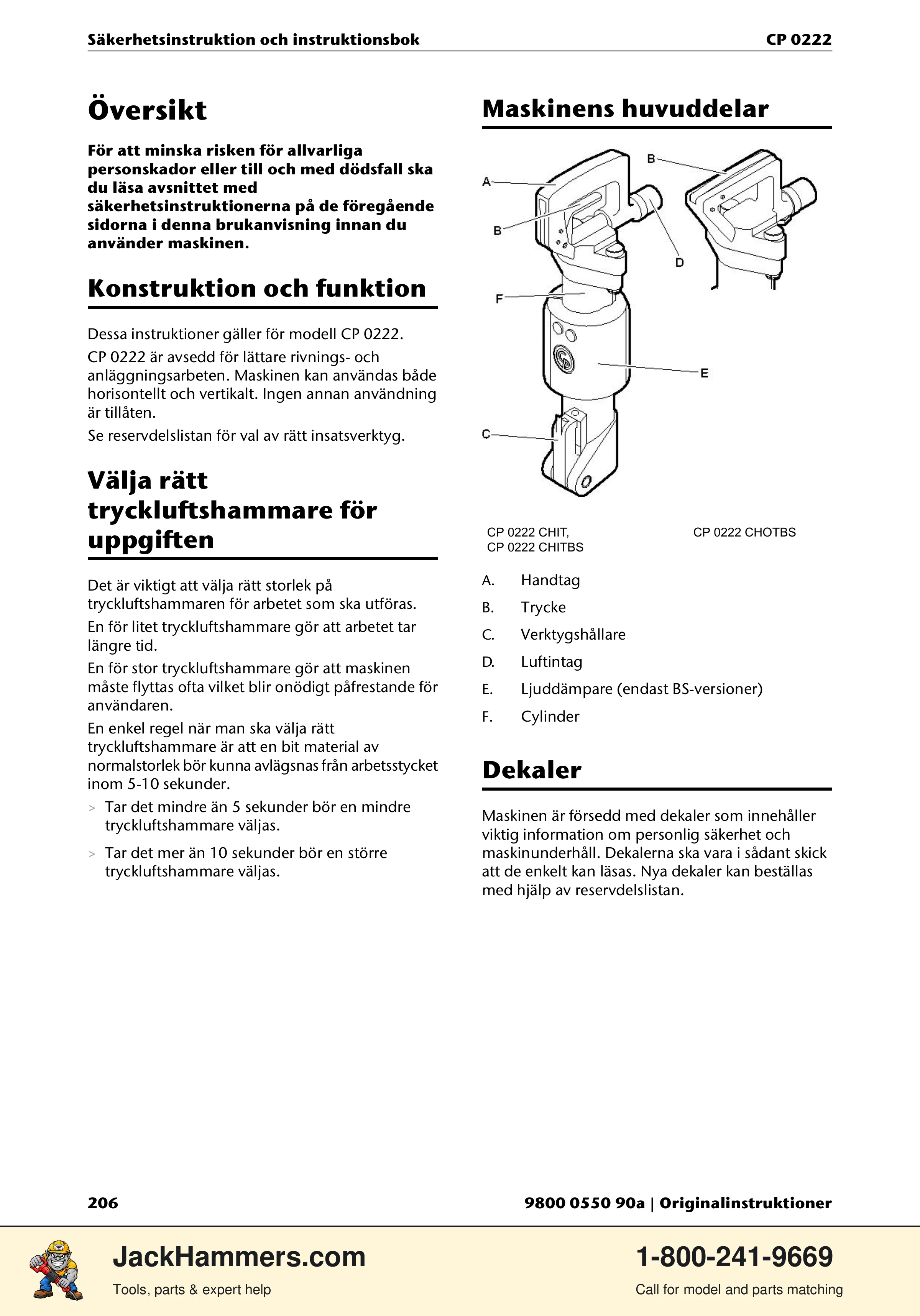Chicago Pneumatic 0222 PDF page 206 of 216
