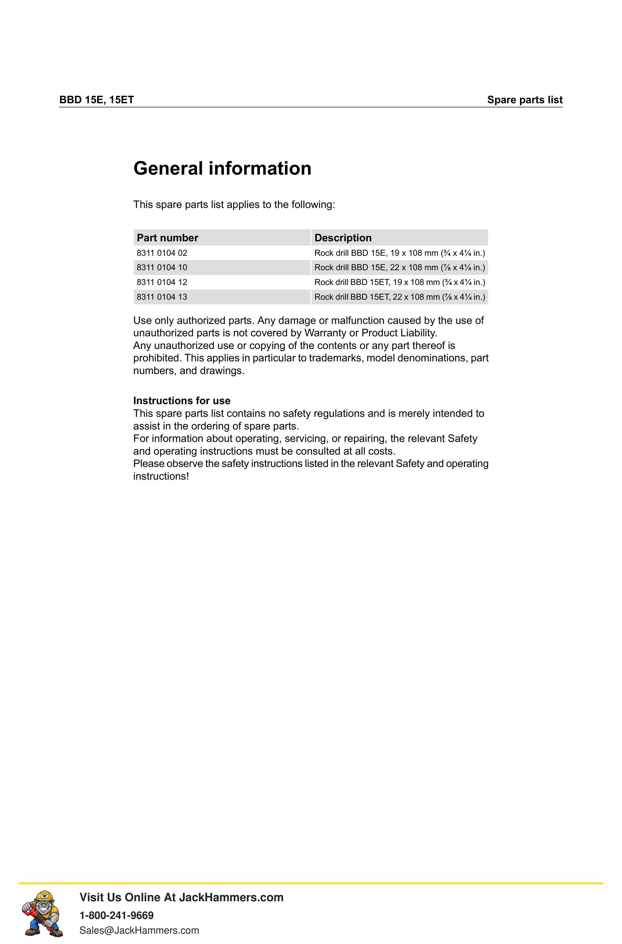 Atlas Copco BBD 15 Series PDF page 5 of 16