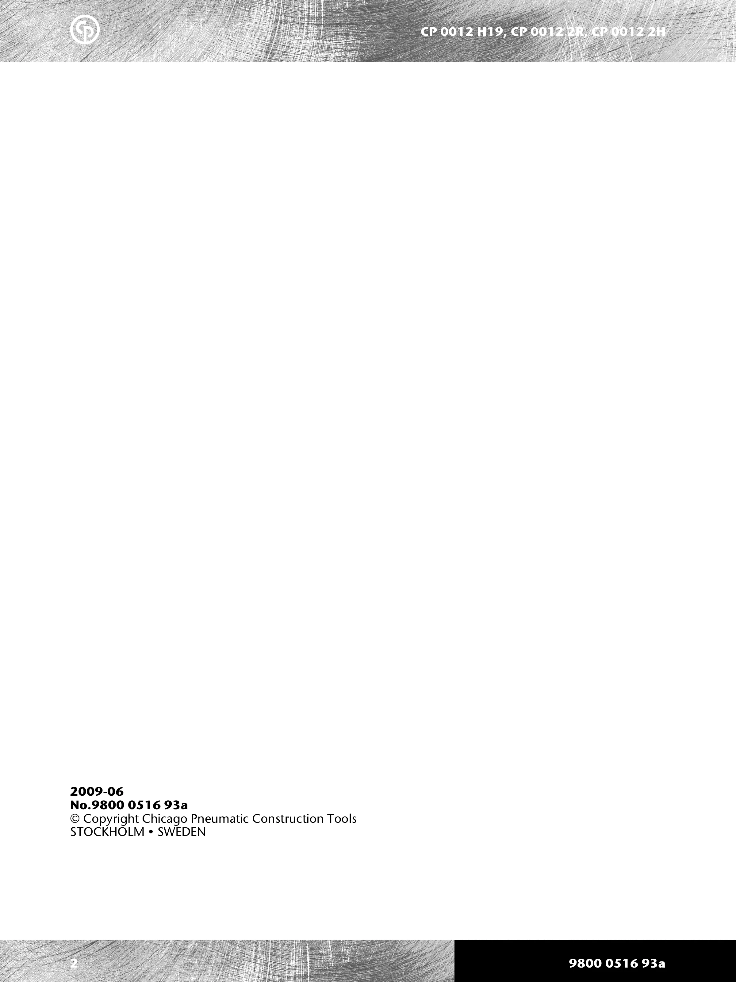 Chicago Pneumatic 0012 PDF page 2 of 16
