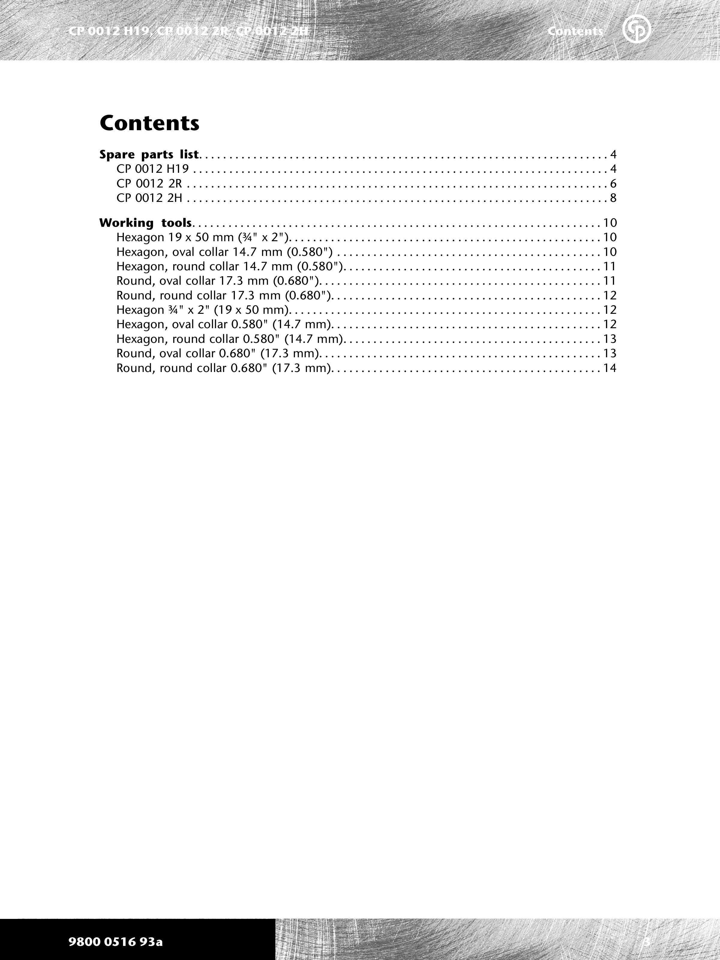 Chicago Pneumatic 0012 PDF page 3 of 16